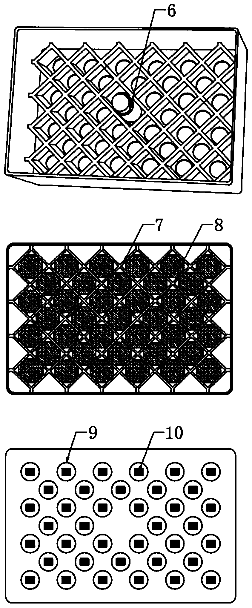 Cryotube tray applied in automation equipment