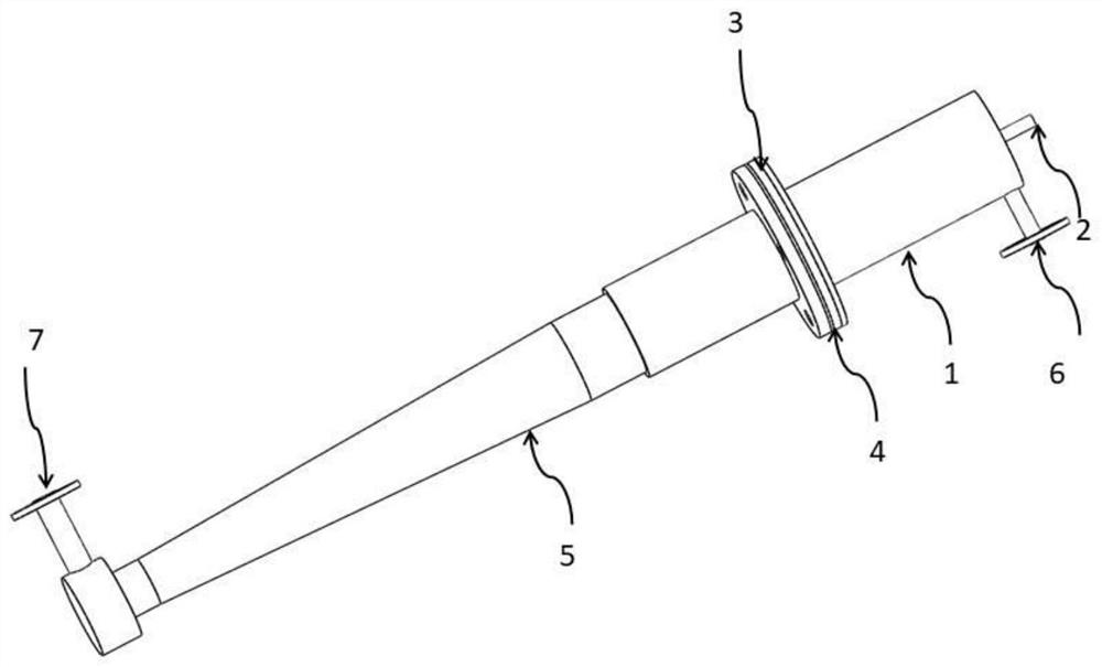 Spiral shearing viscosity-reducing cyclone separation device