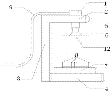 Crimping tooling for outside rearview mirror lens