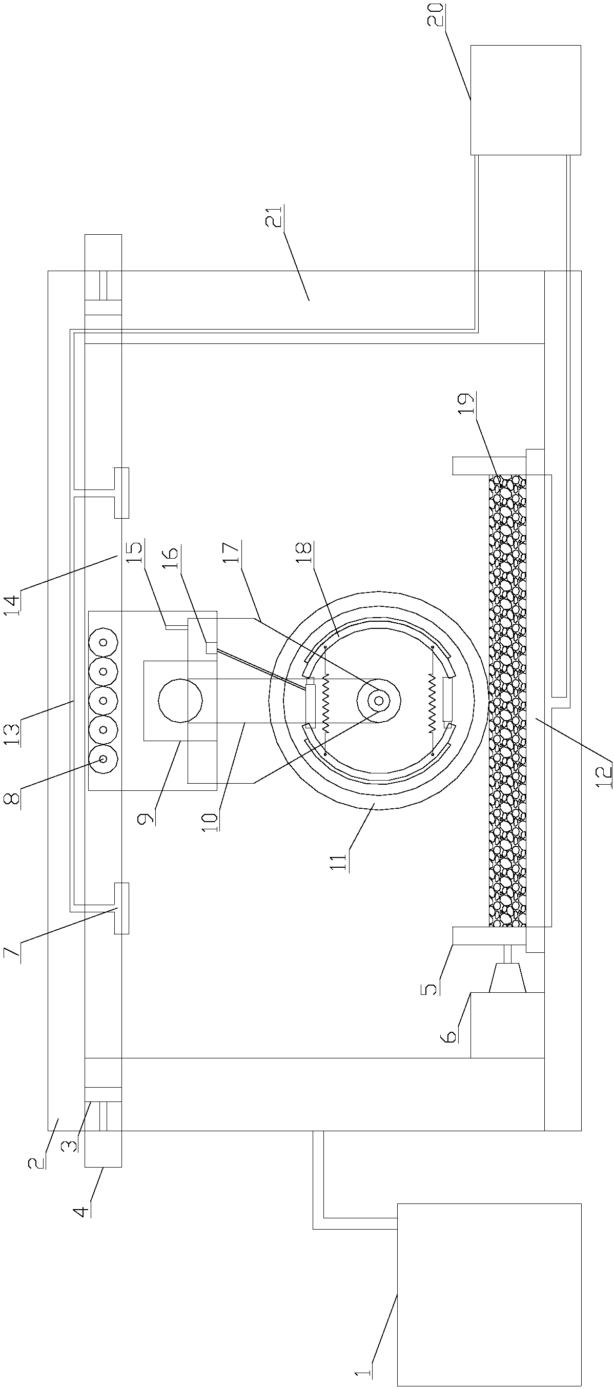 Tester capable of simulating track in braking state