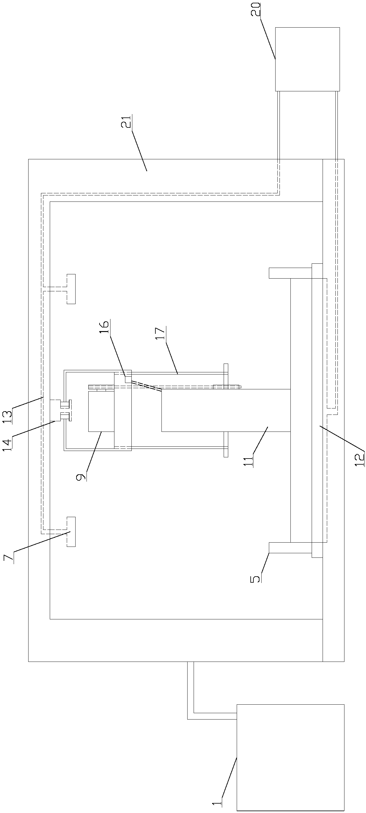 Tester capable of simulating track in braking state