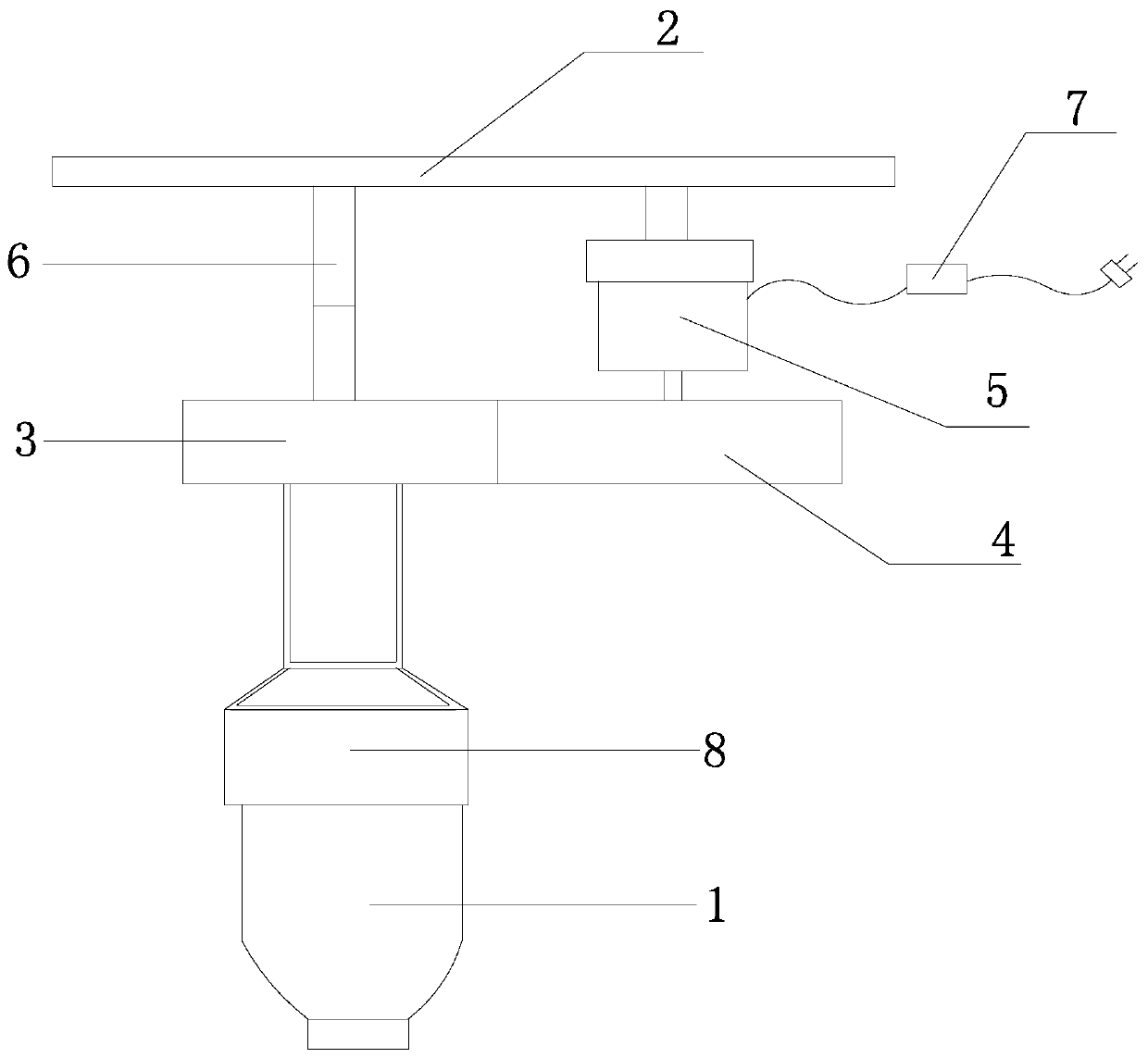 Device for preventing coagulation of blood transfusion bag or blood transfusion bottle