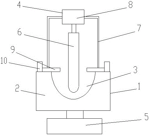 Powder material grinding device