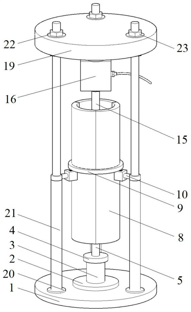 Bidirectional press-in type triaxial sample preparation device and method based on soil stress history