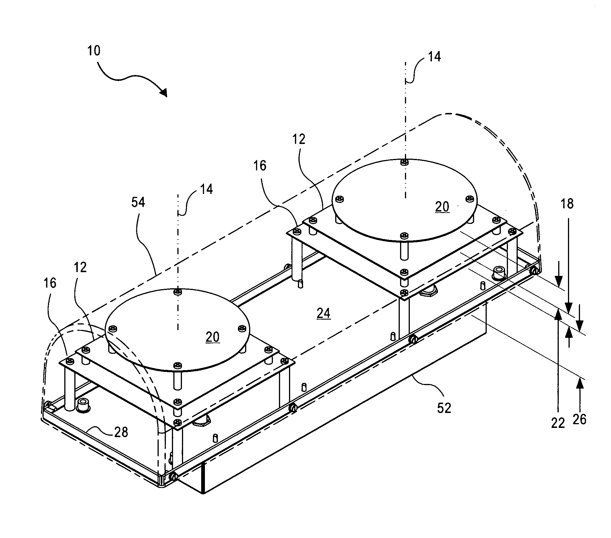 High-power-capable circularly polarized patch antenna apparatus and method