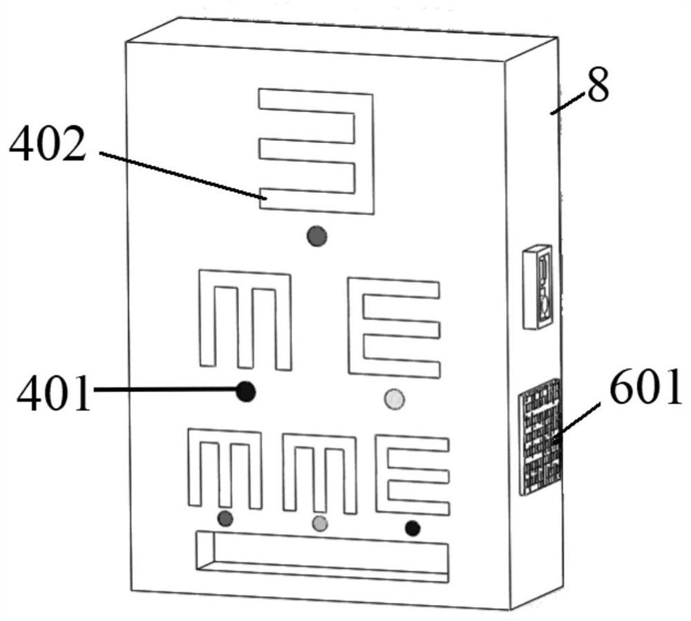 Autonomous detection device for color blindness and vision