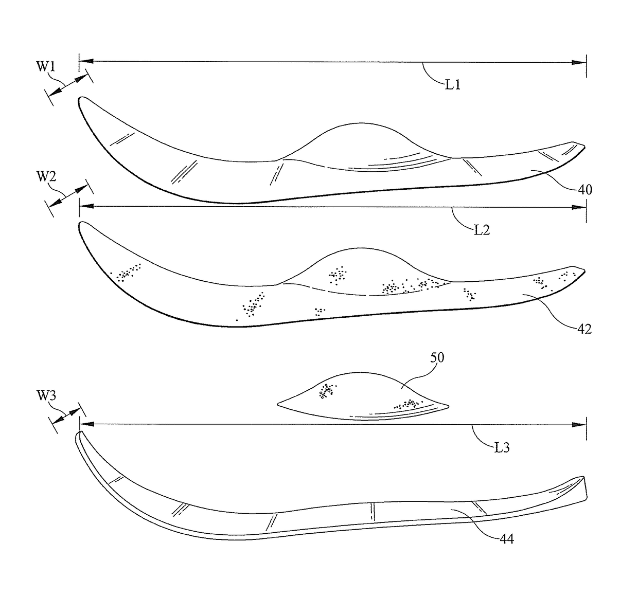 Orthotic insole for a woman's shoe