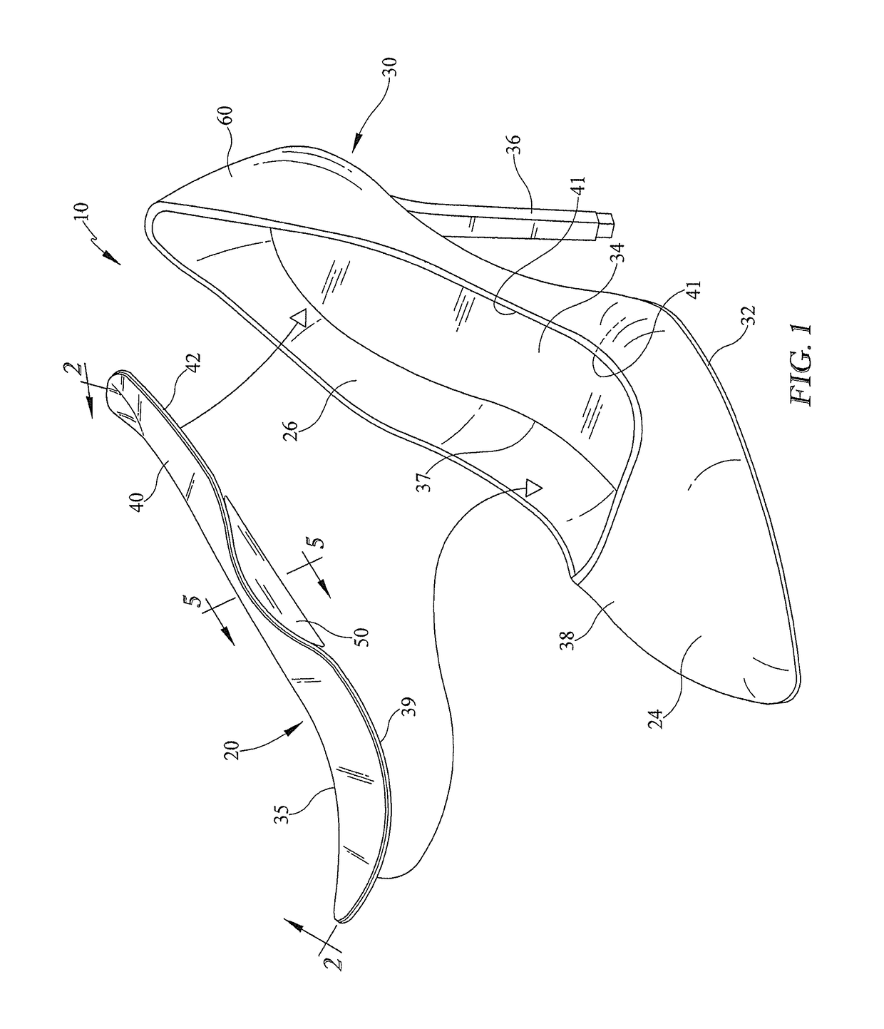 Orthotic insole for a woman's shoe