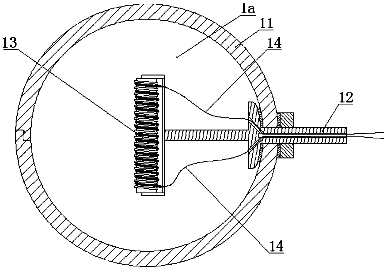 Heating device for heat conduction performance characterization of material