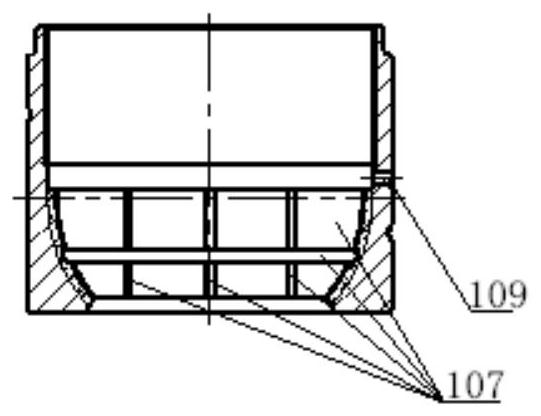 Large tractor link bearing structure