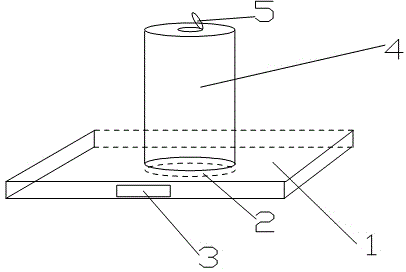 Ping-pong ball elasticity testing device