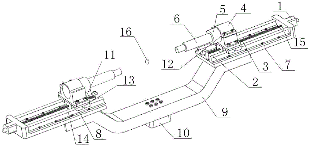 Ultrasonic standing wave suspension clamping type carrying mechanical hand