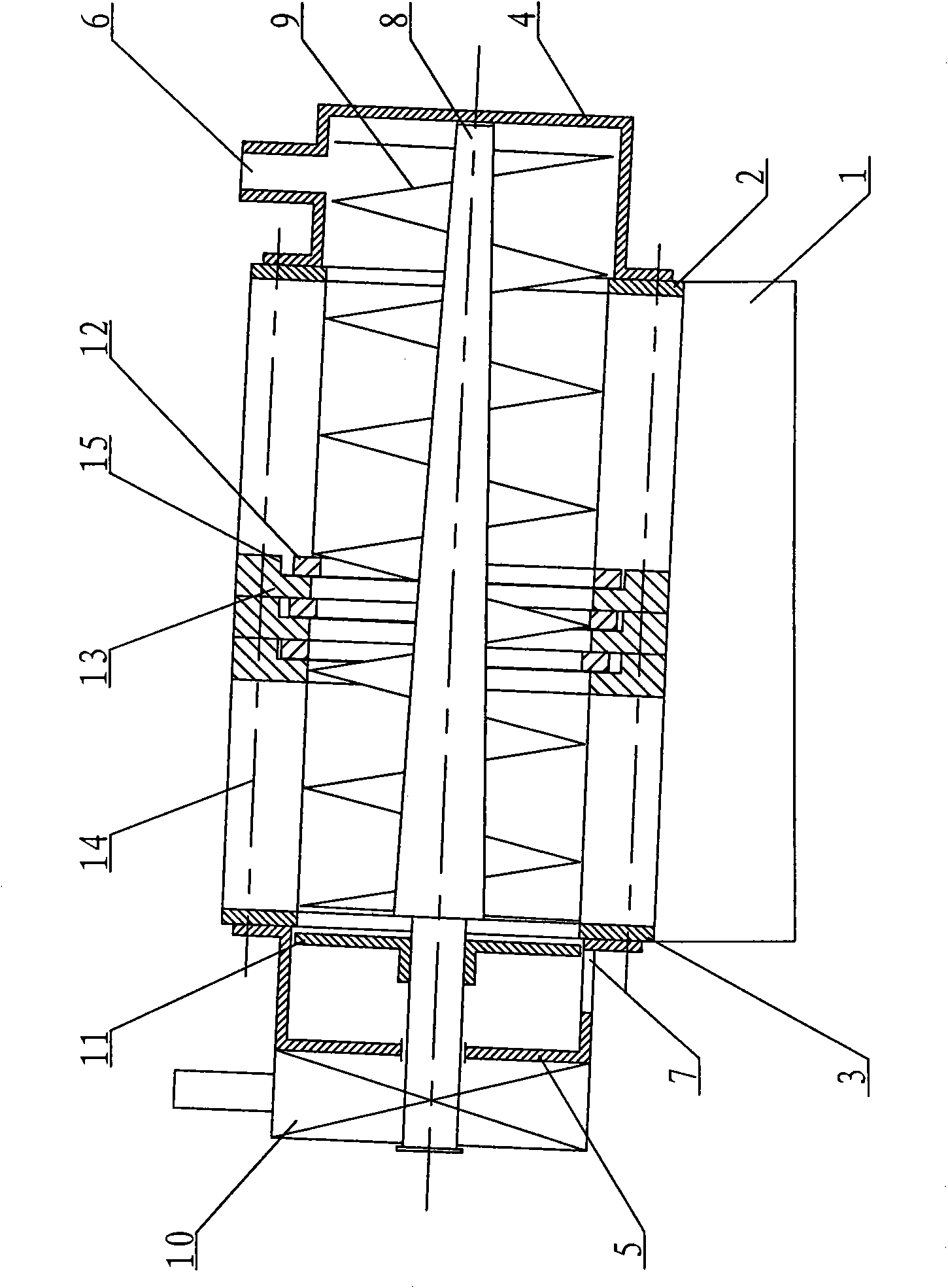 Dynamic gap type screw press