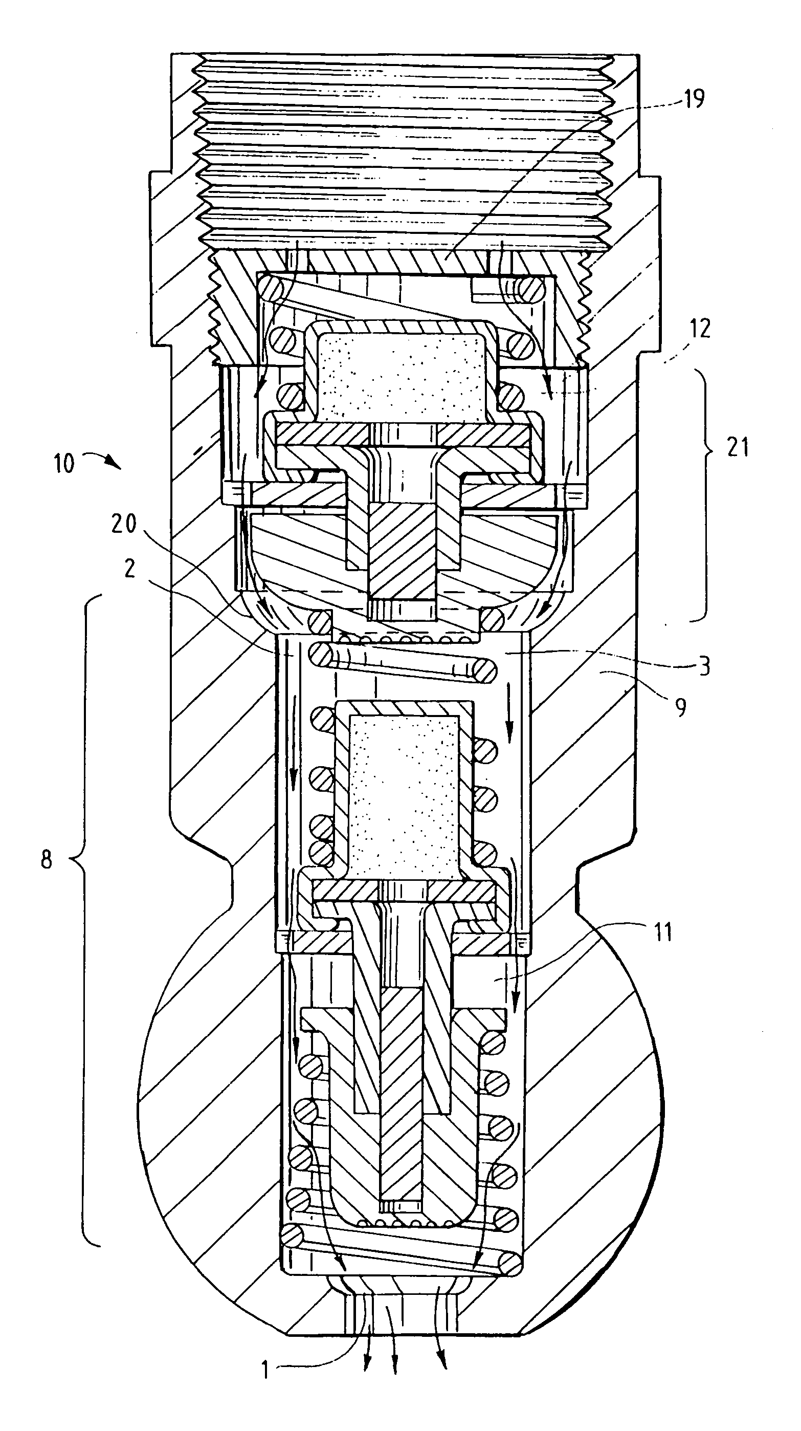 Products and process that act as a safety valve to prevent scalding