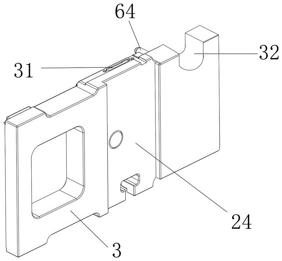 CNC jig for machining lateral holes of metal shell of mobile phone