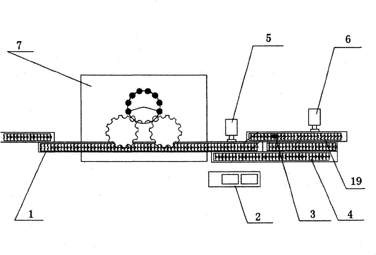 Detection equipment of inner wall of opaque glass bottle