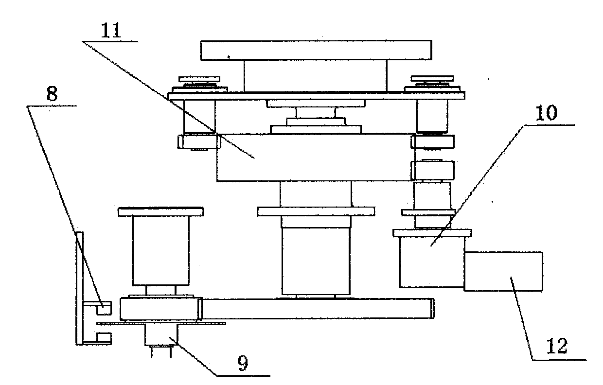 Detection equipment of inner wall of opaque glass bottle