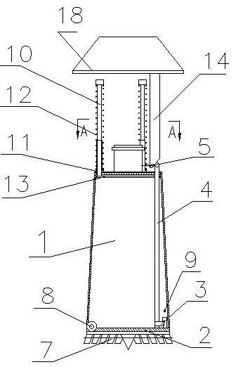 Drill bucket capable of opening bucket door continuously to discharge soil forcibly