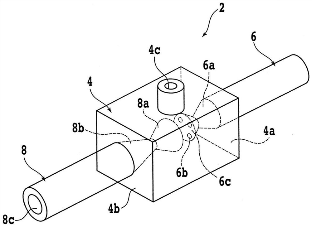 Ejector, processing device, and cleaning device