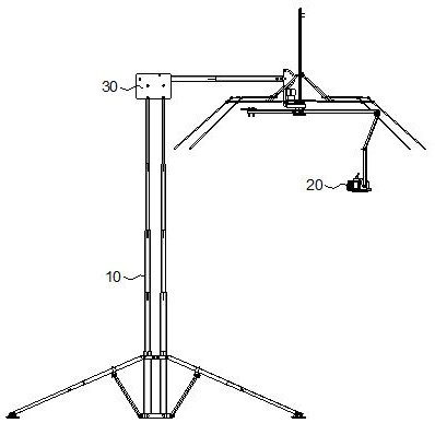 5g communication antenna test frame and its test method