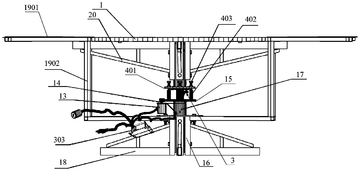 Intelligent rotary dining table and working method thereof