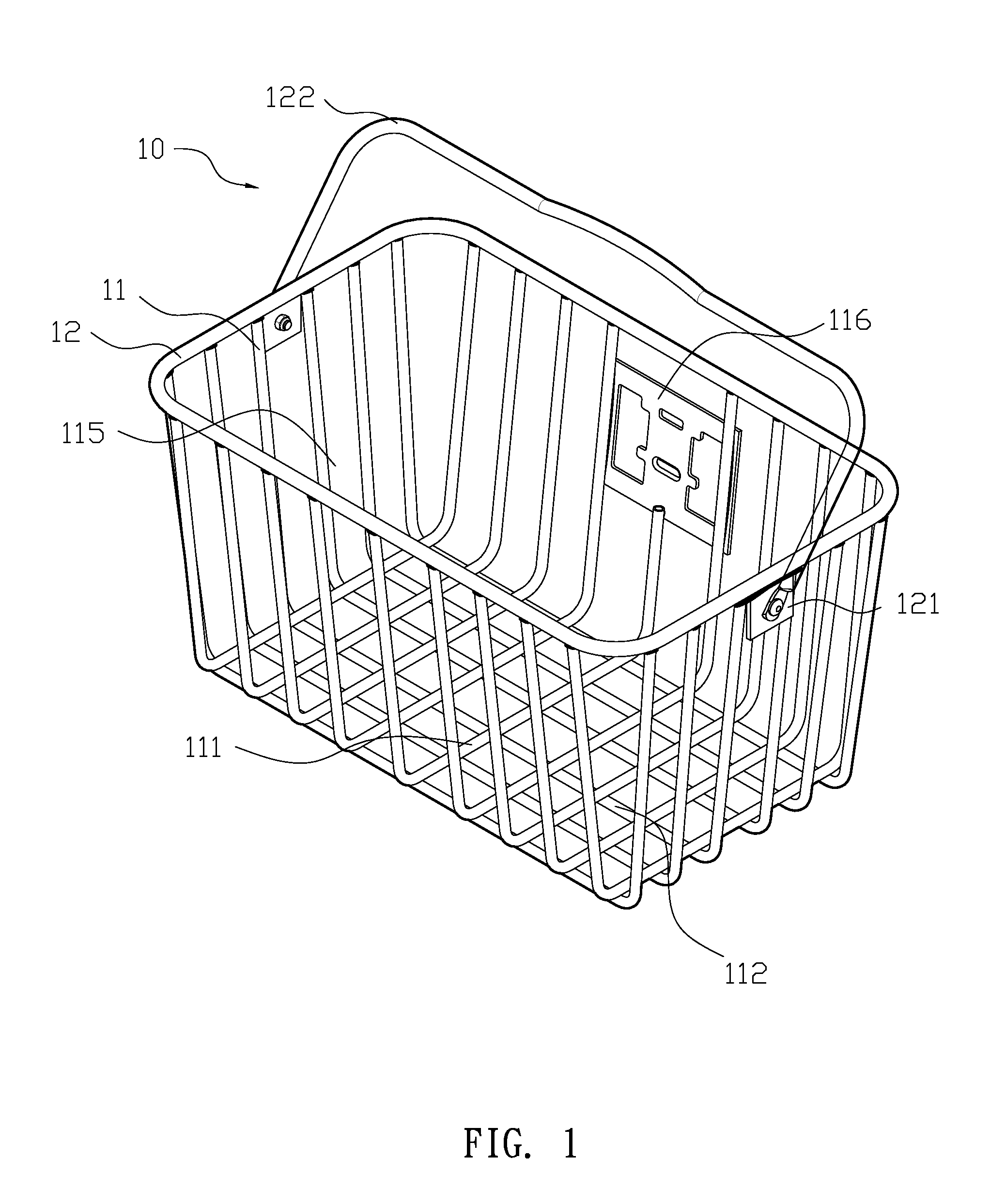 Lightweight bicycle basket