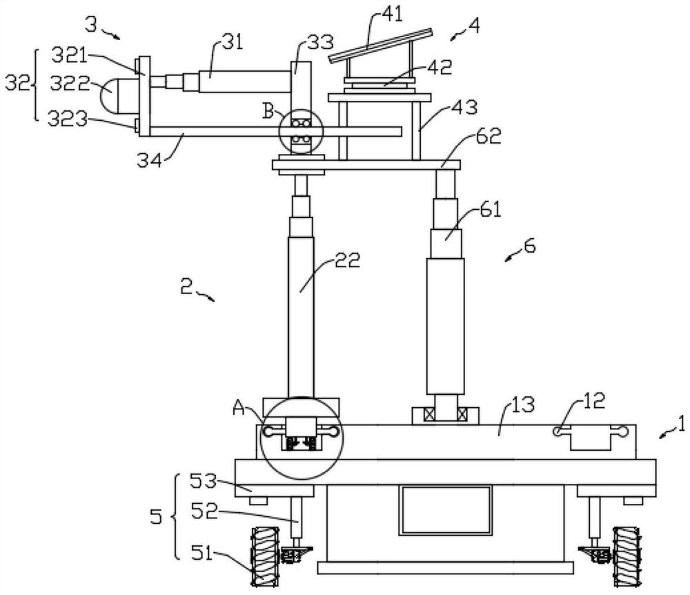 Inspection device and method for electric power communication tower