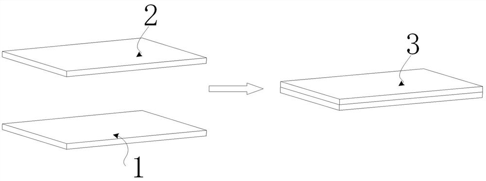 Method for rolling metal clad plate through double crossed corrugated rollers