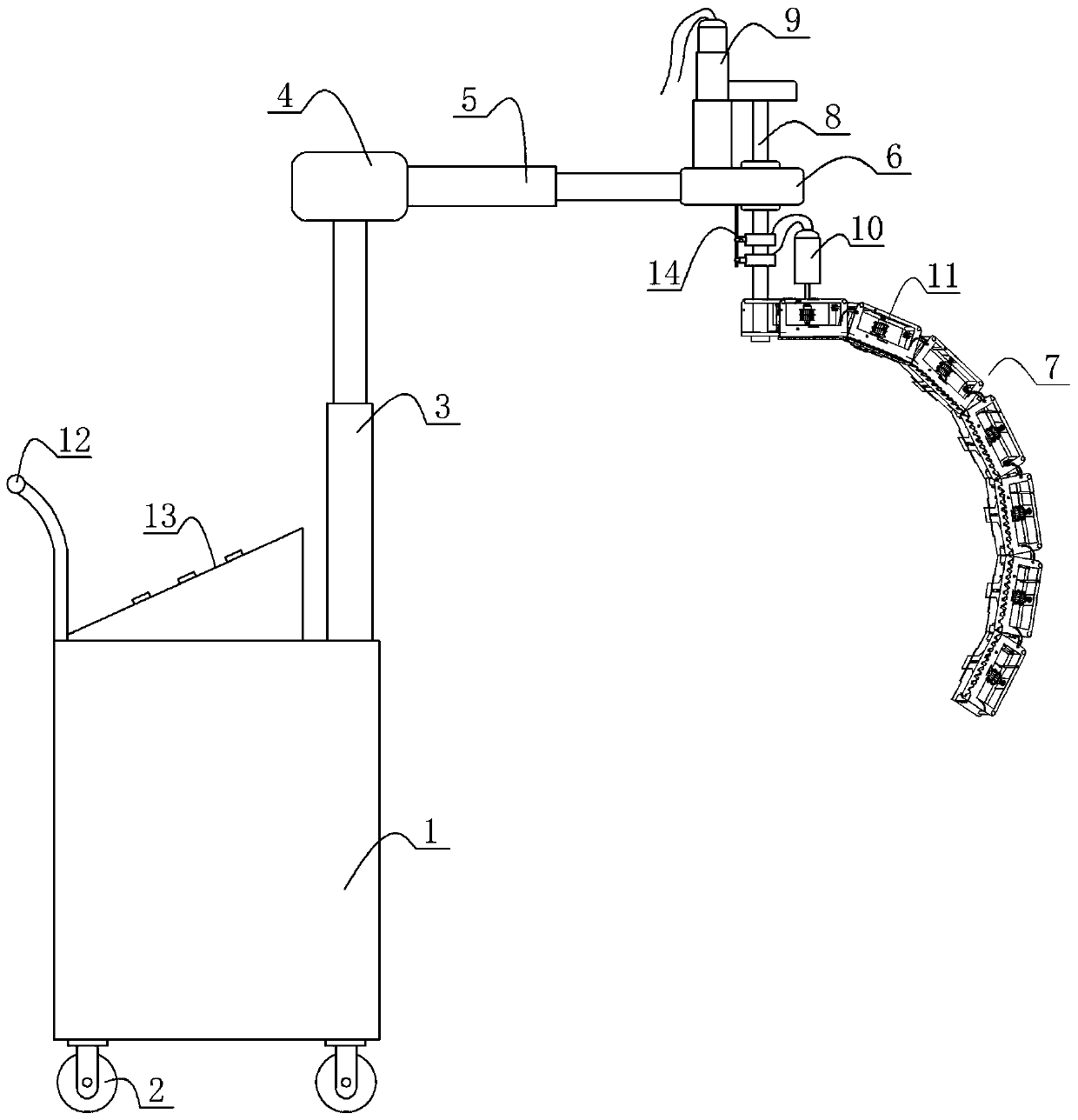 Deforming trimmer for spherical vegetation