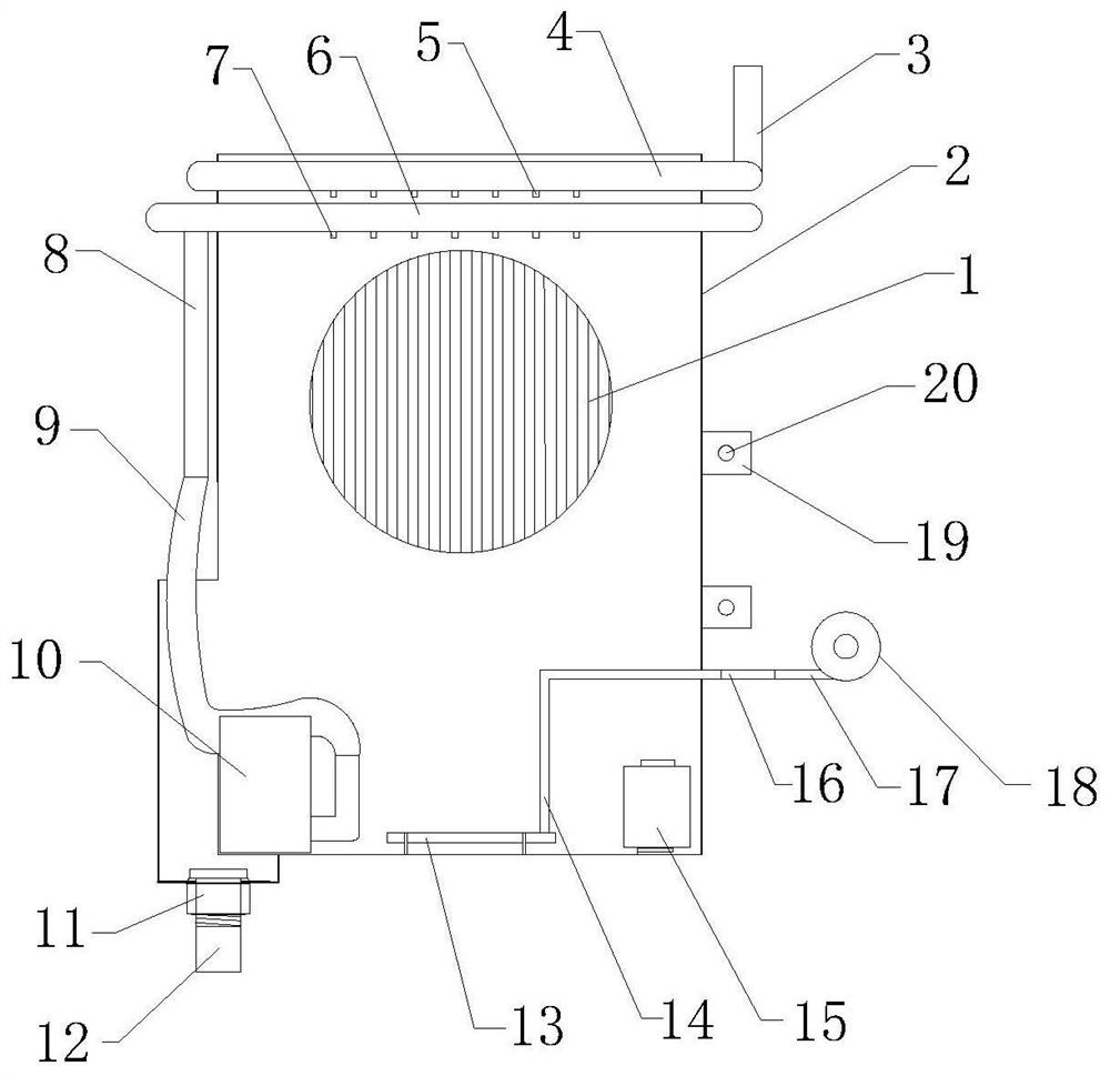 Fresh air device capable of recycling air conditioner condensate water