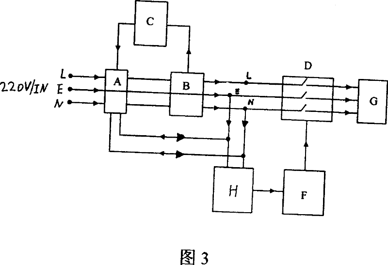 Leakage protector circuit for electric water heater