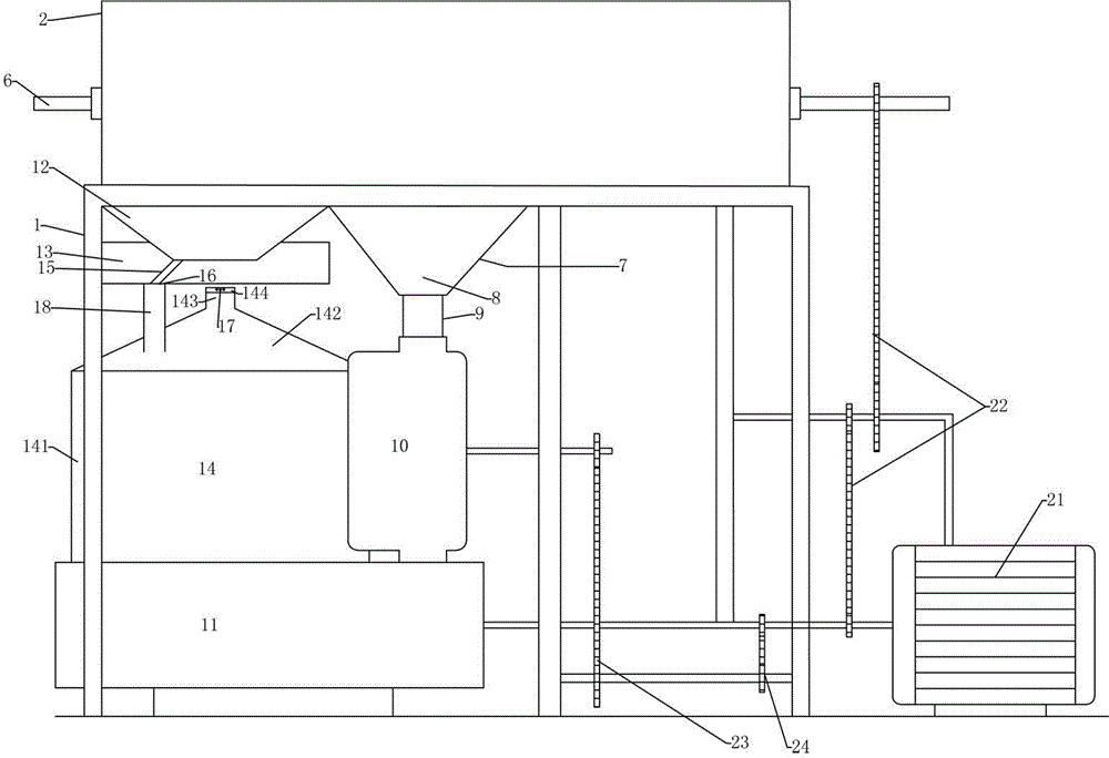 Kitchen waste integrated processing method and equipment thereof