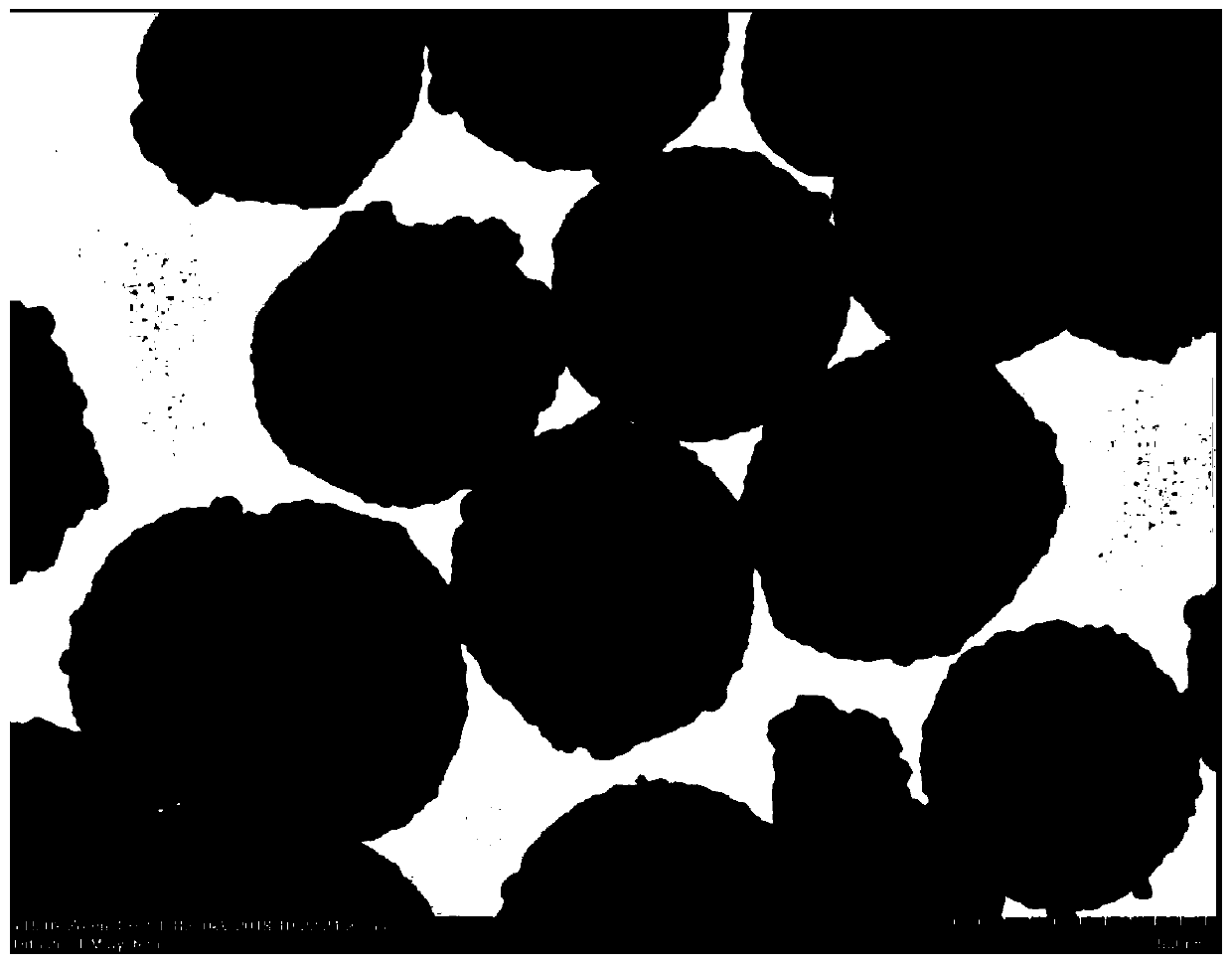 Hollow CeO2 sphere@Co-N/C nanometer composite material and preparation method and application thereof