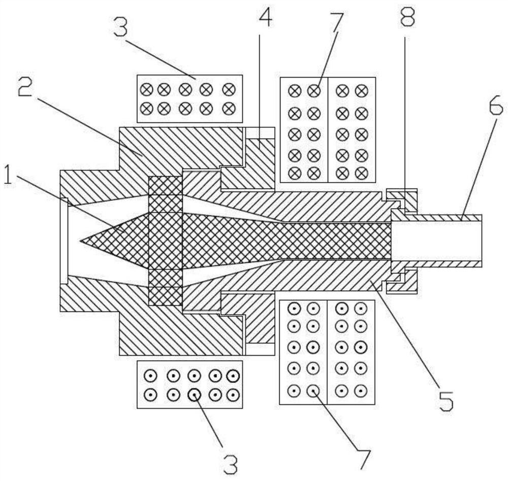 A method for continuous production of hot extruded radiant rings