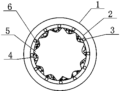 Heat supply conveying pipeline of heating tank in chemical plant