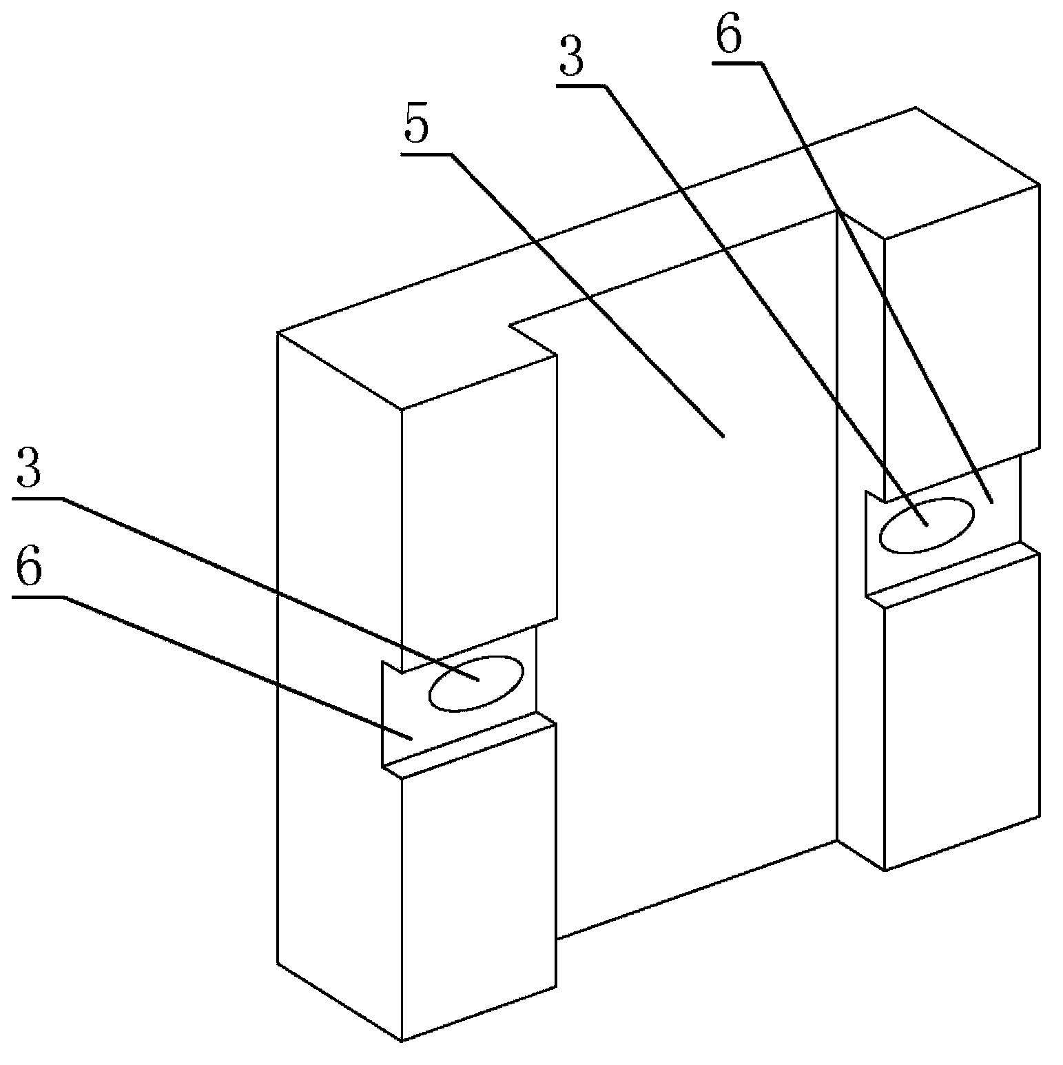 Packing case for suspending cargo in carton and packing method