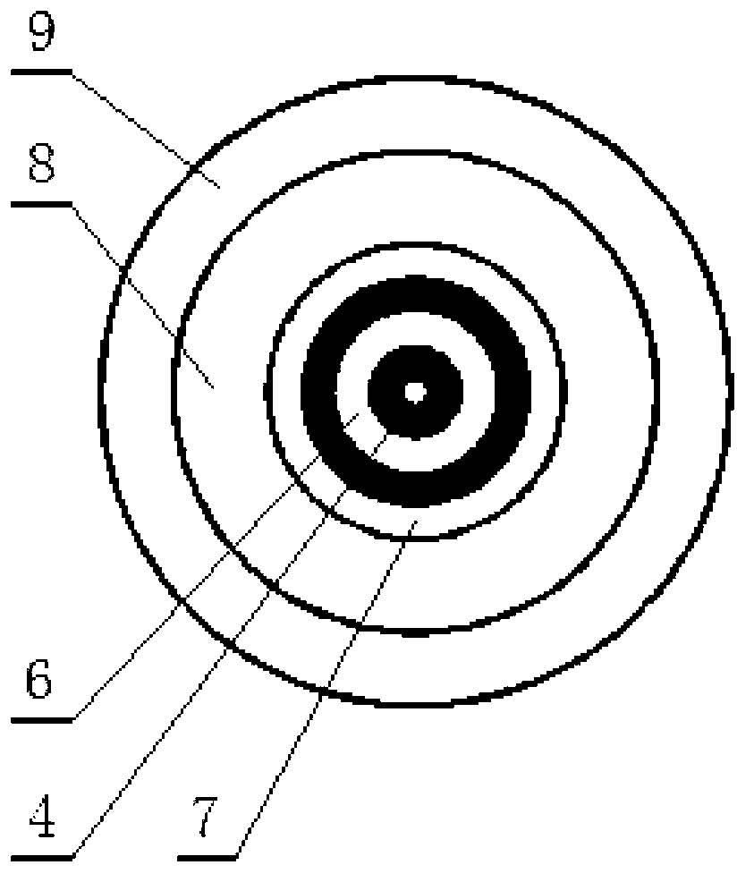 Method and device for multi-grade mixed combustion of double fuels at cyclone state