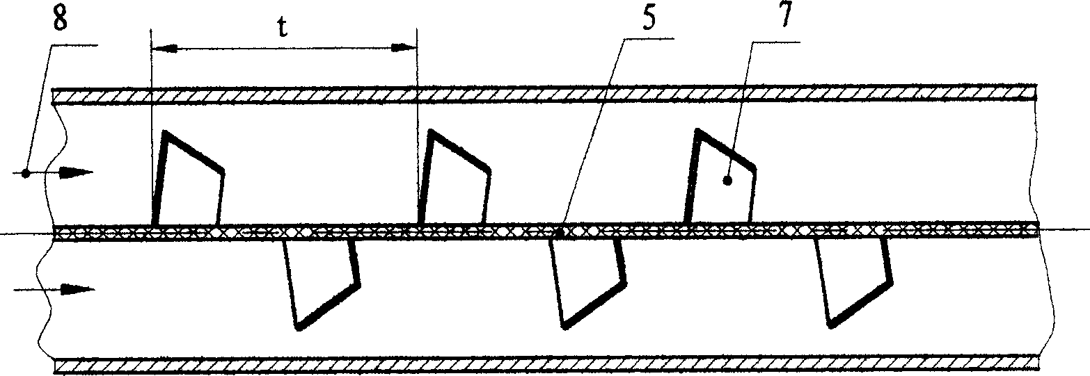 An inner tube spinning type purification and thermal conduction reinforced tooth shape twisting belt