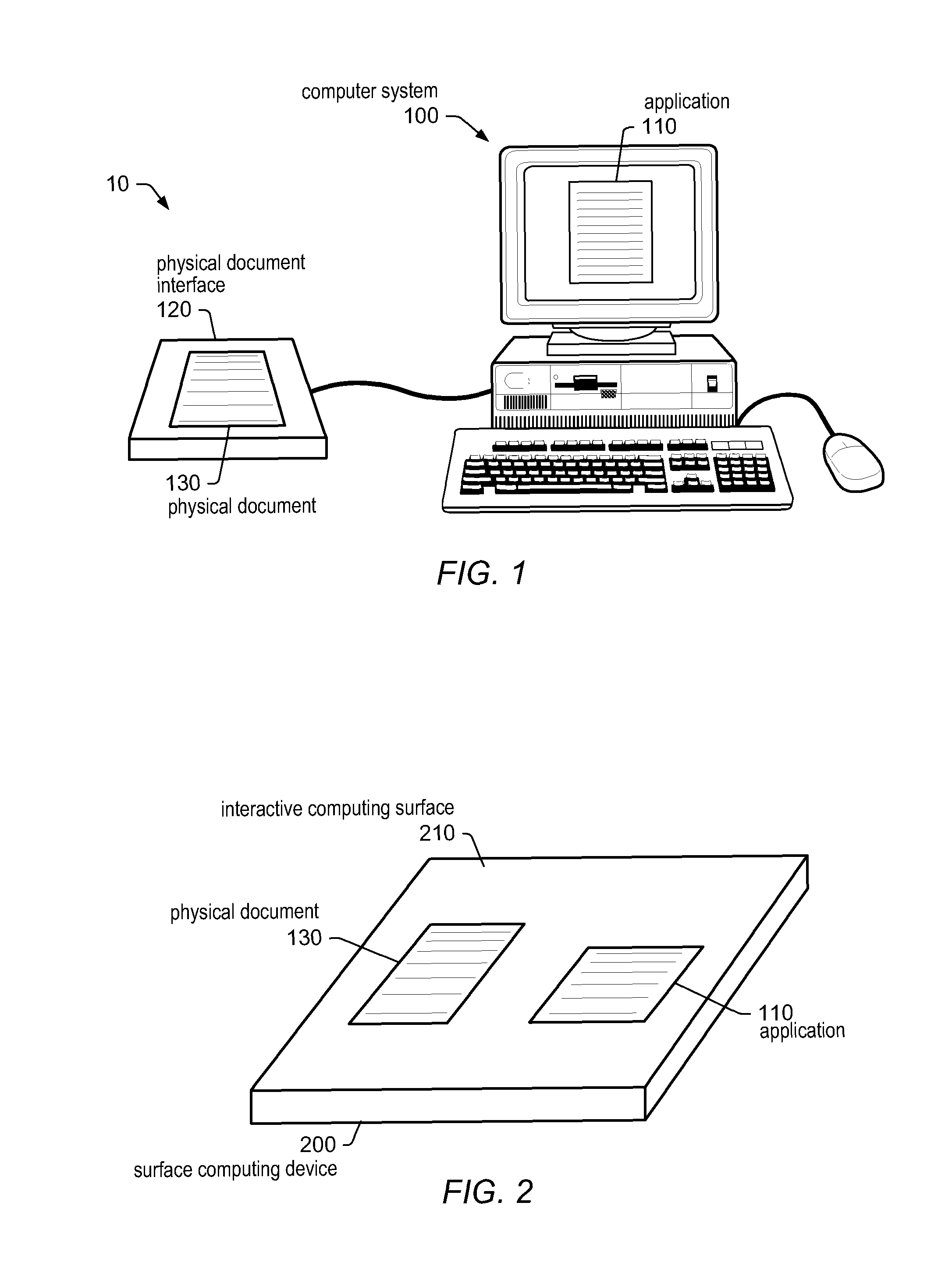 System and method for interacting with hard copy documents