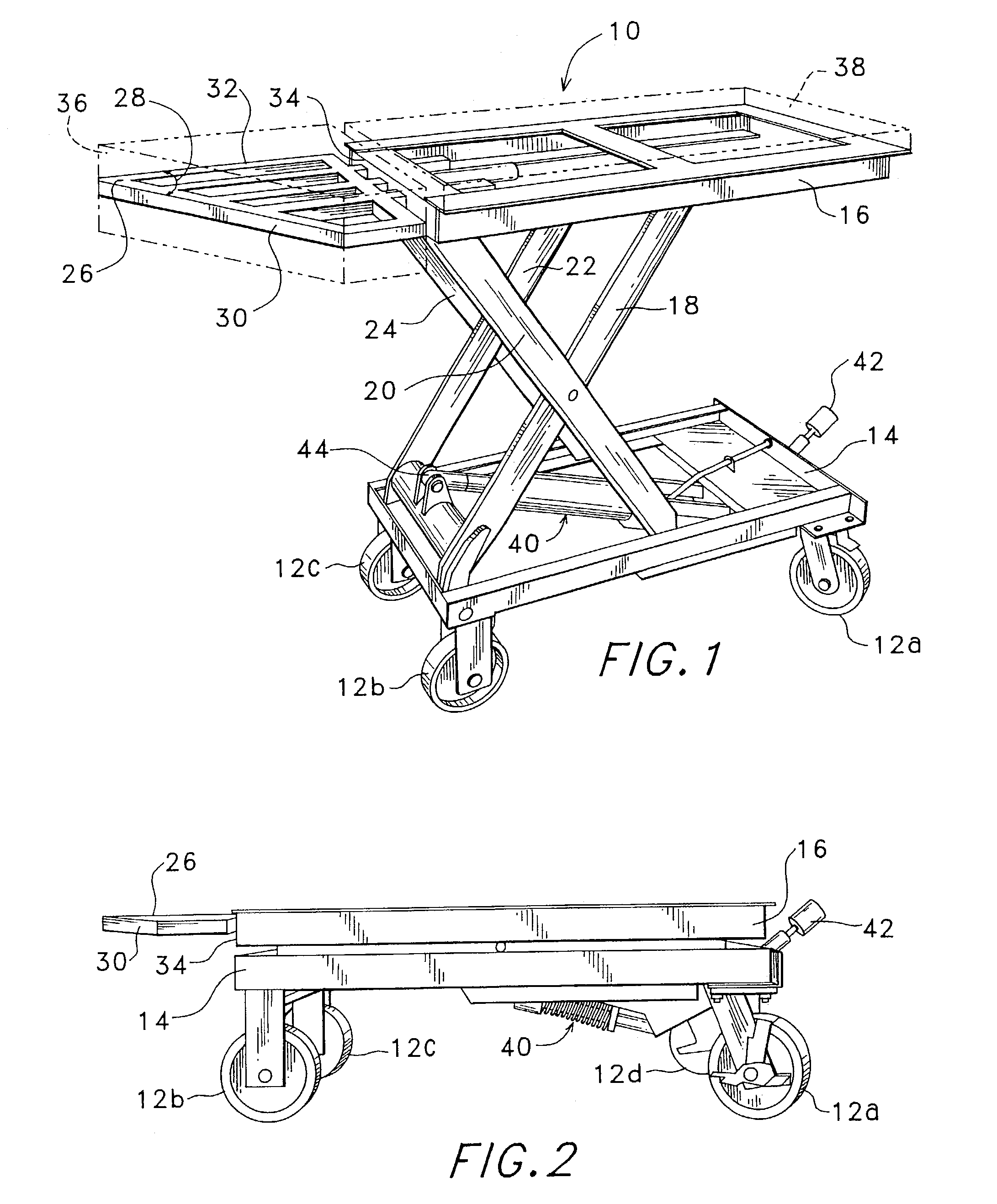 Adjustable-height creeper with angled head piece