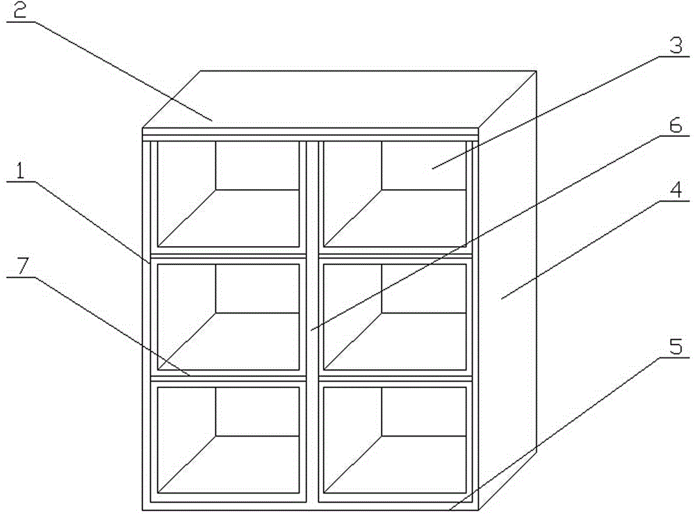 Nested-type cabinet