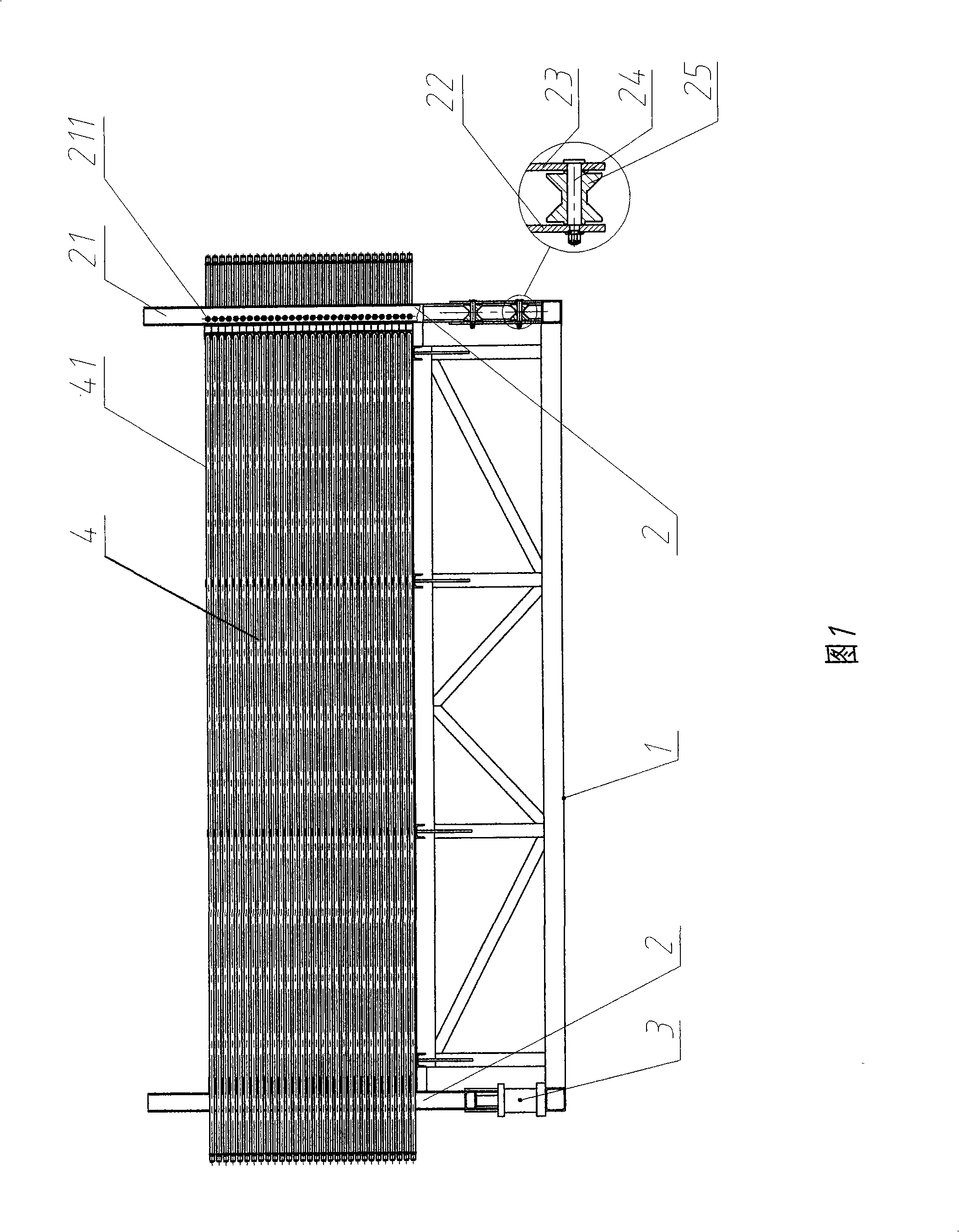 Solid multi-layer type single-plate dryer