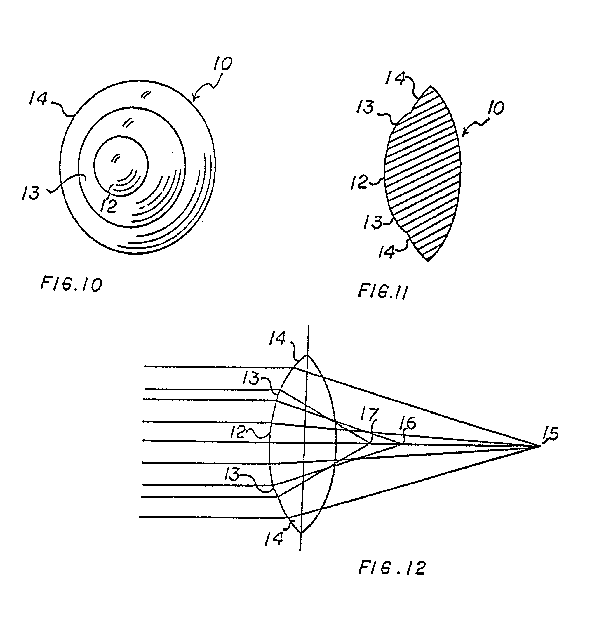 Aspheric soft lens