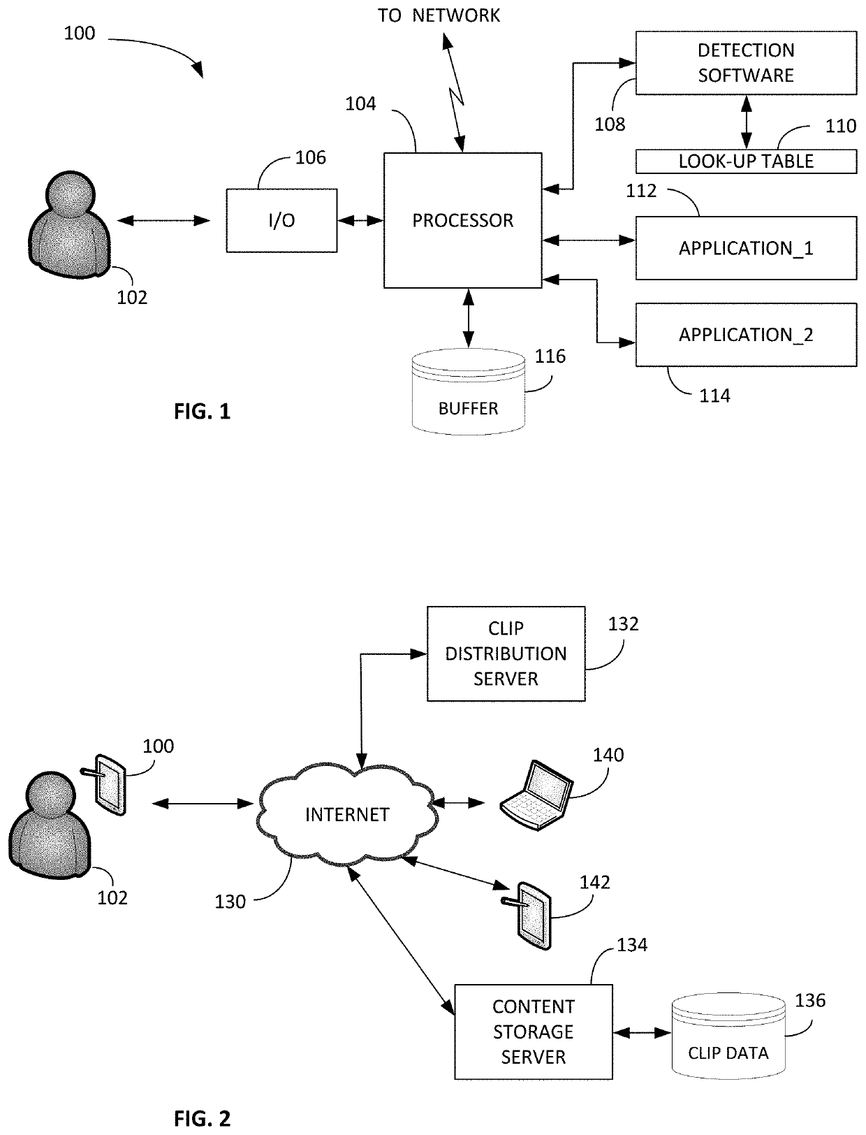 Capturing content in a mobile computing platform