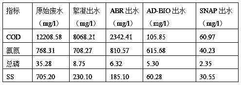 Multi-technology coupled livestock and poultry breeding wastewater treatment device