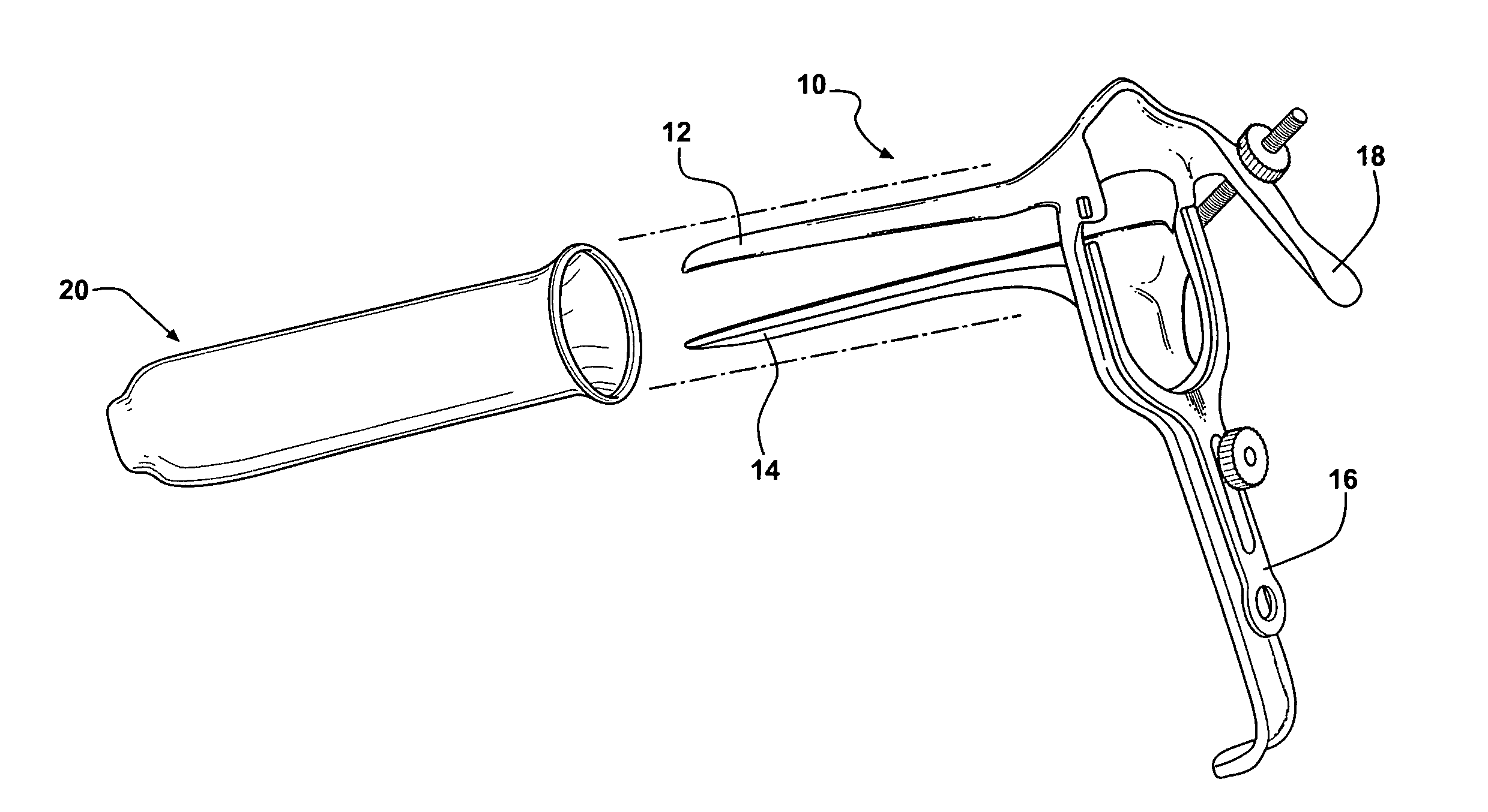 Disposable cover for a vaginal speculum