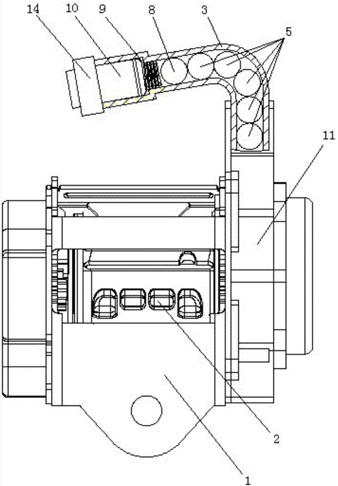 Safety belt retractor with pre-tightening device