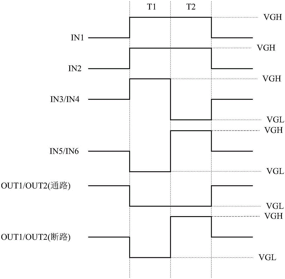 Array substrate, detection circuit and method for detecting open circuit and short circuit of array substrate