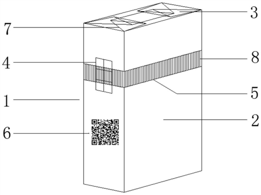 Anti-counterfeiting method of anti-counterfeiting package