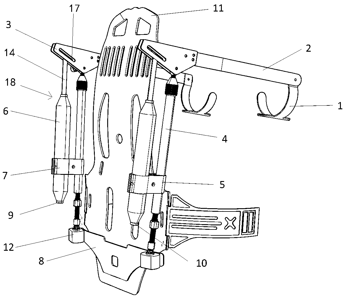 Upper limb negative pressure power assisting system